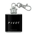thumbnail image 1 of Friends PIVOT Stainless Steel 1oz Mini Flask Key Chain, 1 of 4