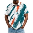 thumbnail image 2 of COSFO Graphic Big and Tall Polo Shirts for Men Performance Casual Short Sleeve Graphic Tees Relaxed Fit Quick Dry Collared Pullover Tops, 2 of 5