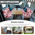 thumbnail image 3 of Uorisanigo Strawberry RV Dinette Cushion Covers - Stretchable RV Seat Covers Dinette Booth Set for RVs Camper Car Bench, Washable (1 Backrest Cover & 1 Bench Cover), 3 of 7