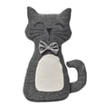 thumbnail image 6 of 3D Cat Fabric Weighted Bag Door Stop 2.3 lbs Black White, 6 of 7