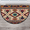 Multicolour 2, variant on CURLYOOT Mexican Talavera Half Round Door Mat, Indoor Outdoor Entrance Rug, Colorful Bohemian Semi Circular Area Rug, Non Slip Washable Absorbent Doormat, Laundry Room Rug 24'' x 36''