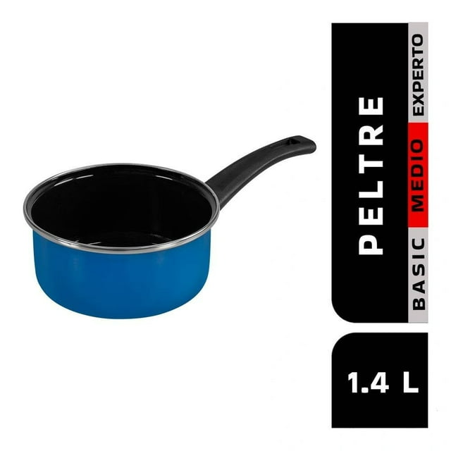 Cazo Vasconia de Acero 16 cm Azul