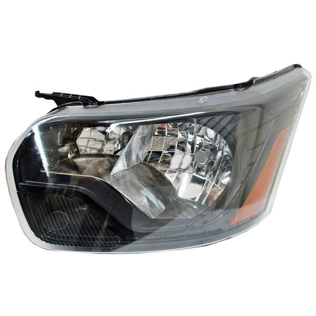 Faro Principal TYC Transit 2014 A 2015 Ford Lado Conductor Fondo Negro