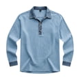 thumbnail image 3 of Chemise Décontractée Moderne à Manches Longues avec Col Rabattu pour le Travail Quotidien et l'Usage Quotidien des Chemises pour Hommes 2, 3 of 3