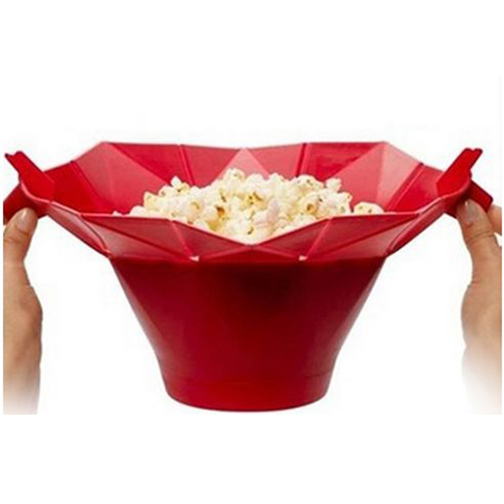 Silicone Microwave Popcorn Maker Popcorn Popper Homemade Delicious
