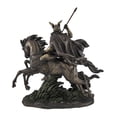 thumbnail image 4 of Bronzed Norse God Odin Riding Sleipner Statue, 4 of 4