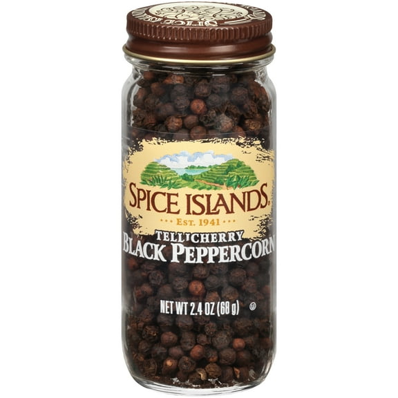 Spice Islands® Tellicherry Black Peppercorn 2.4 oz. Jar