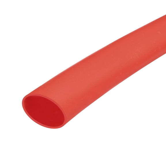 Silicone Heat Shrink Tubing 1.7:1 Ratio 0.6"(15mm) ID x 0.67"(17mm) OD 3.3ft Silicone Rubber Hose Red
