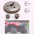 thumbnail image 4 of Metal Acero 48P 86T Spur Gear para 1/10 2WD Slash/ Stampede con 19T 21T Piñón Engranajes Conjuntos Reemplazar 4686, 4 of 9