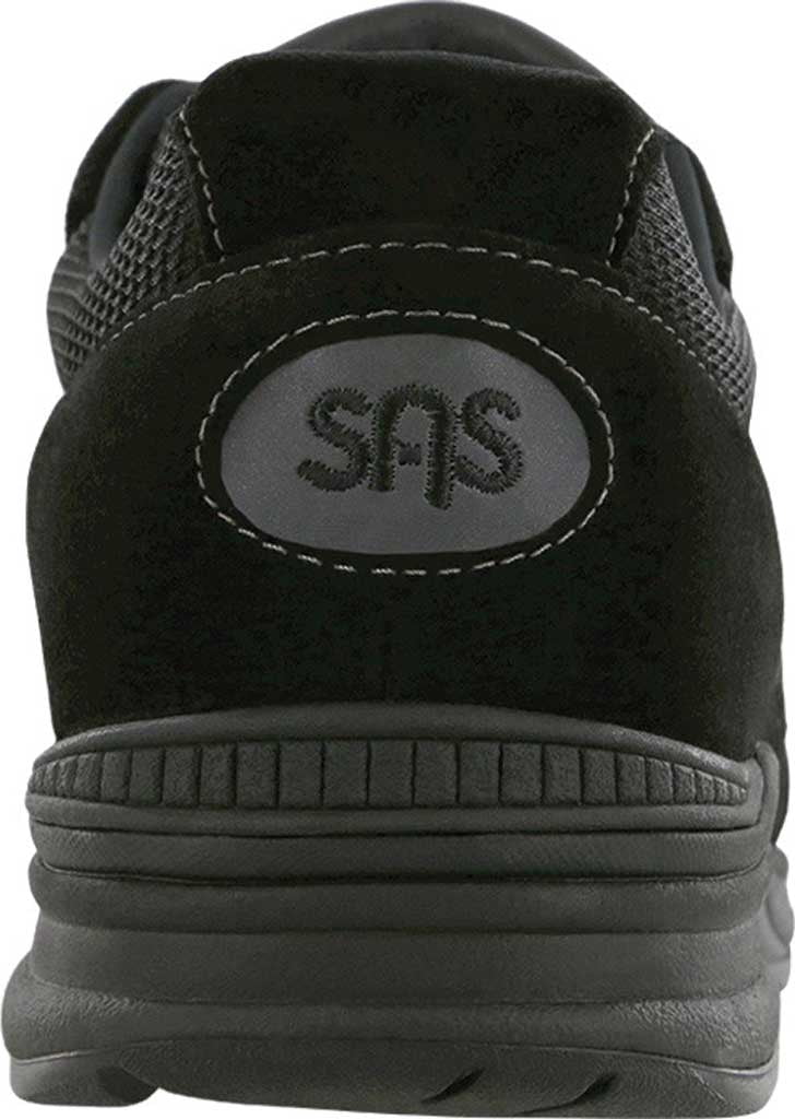 SAS JV Mesh Walking Shoes Men Size 11.5 EE Wide Black Suede Hook & Loop Sneakers jv-mesh-black-mens-shoes-sas-  main image 2