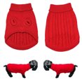 thumbnail image 2 of Jersey de punto Minnieouse para Perro y Gato Suéter de invierno Color Rojo Tamaño S, 2 of 6