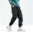 thumbnail image 2 of Men's Heavy Duty Cargo Pants Wear Resistant Multi Pocket Site Work Bottoms S-XL, 2 of 10