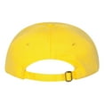 thumbnail image 3 of Valucap - Adult Bio-Washed Classic Adjustable buckle Dad’s Cap, Neon Yellow, 3 of 3