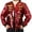 Red, variant on Shiny Sequin Women's Jacket Sparkly Baseball Coat Stylish Fashion Outerwear Womens plus Size 4x Ladies Jacket Winter Jacket with Hood Women Trench Coats for Women Women's 3x Winter Coats Oversized