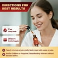 thumbnail image 6 of Cayenne Pepper Liquid Drops Supplement, w/Hawthorn Berry, Turmeric,Ginseng,Support Cardiovascular Health &Natural Detox,2FL oz, 6 of 7