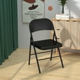 Mainstays Steel Folding Chair, Indoor,Teens and Adult, Black