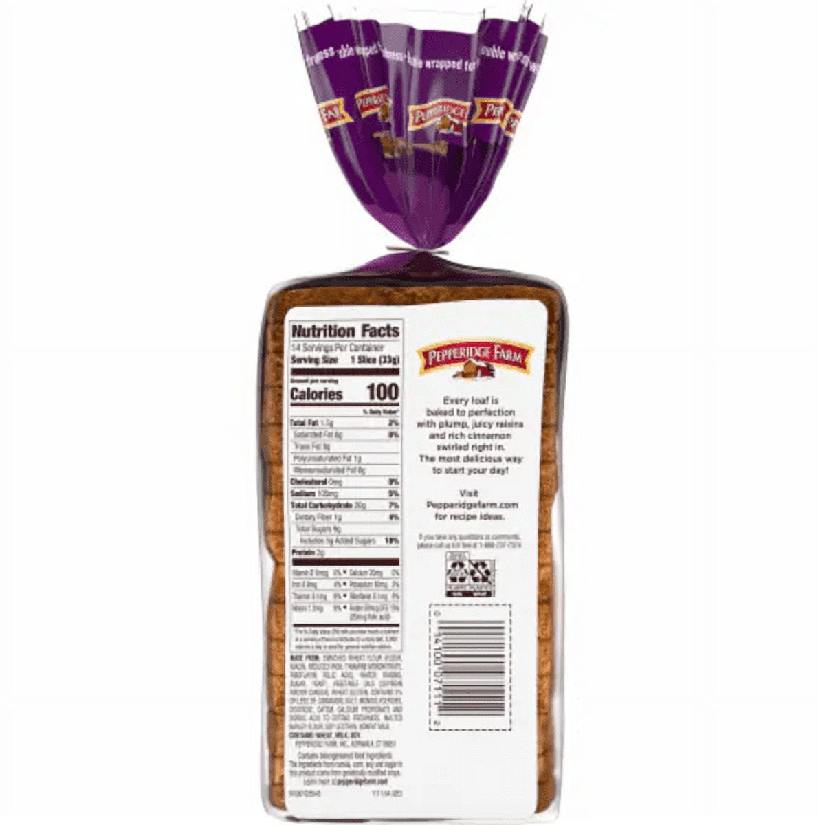 Pepperidge Farm Cinnamon Raisin Swirl Bread, 3-Pack 16 oz. Loaves 7111