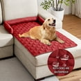 thumbnail image 6 of Suitable for Medium and Large Dogs Calm Pet Bed, Pet Furniture Protective Cover, Non-Slip Base, Side Pillow Pet Bed, Waterproof and Urine-Proof Fabric, Deodorant, Machine Washable Non-Slip, 6 of 9