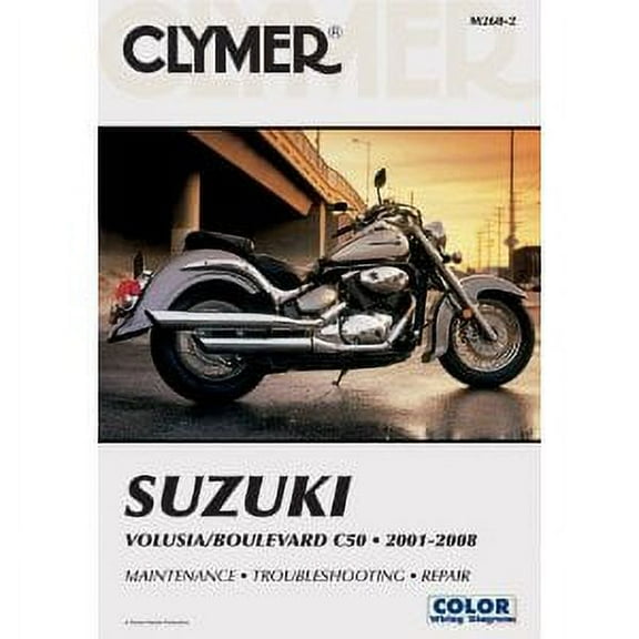Clymer Repair/Service Manual Volusia 01-04/Boulevard C50 01-08 Fits 05-08 Suzuki VL800 Boulevard c50