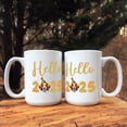 thumbnail image 3 of Hello 2025 Brittany Spaniel Celebrates Happy New Year Firework Balloon Mug Brittany Dog Lover Gifts Idea Coffee Tea Cup - 02024, 3 of 4