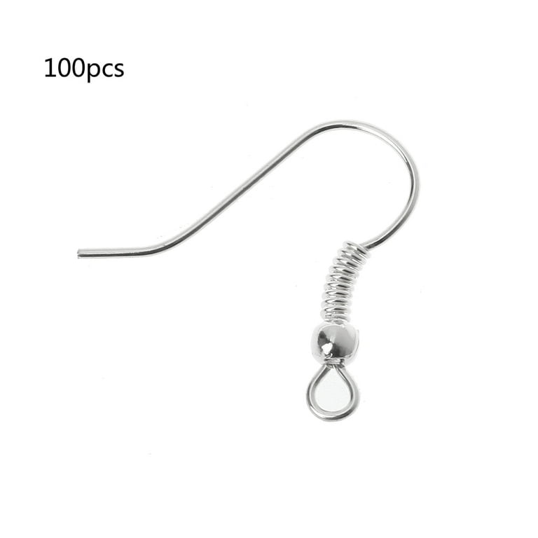 100pcs of Gold Stainless Steel Earring Hooks,silver Earring Hooks