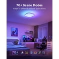 thumbnail image 3 of Lámpara de techo Govee Smart RGBIC LED 2400LM 30x30 cm Matter, 3 of 9