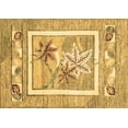 thumbnail image 1 of Ahgly Company Indoor Rectangle Abstract Brown Modern Area Rugs, 5' x 8', 1 of 4