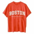 thumbnail image 3 of Women's Casual Printed Round Neck Short Sleeved Loose T Shirt Shirts for Women with Sleeves Loose Women Women Undershirt Tunics for Women Summer Spandex T Shirts Long Sleeve Compression Shirt T, 3 of 3