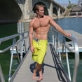 thumbnail image 3 of Team Rider Men's Board Shorts | Green | Cargo Pocket (38), 3 of 4