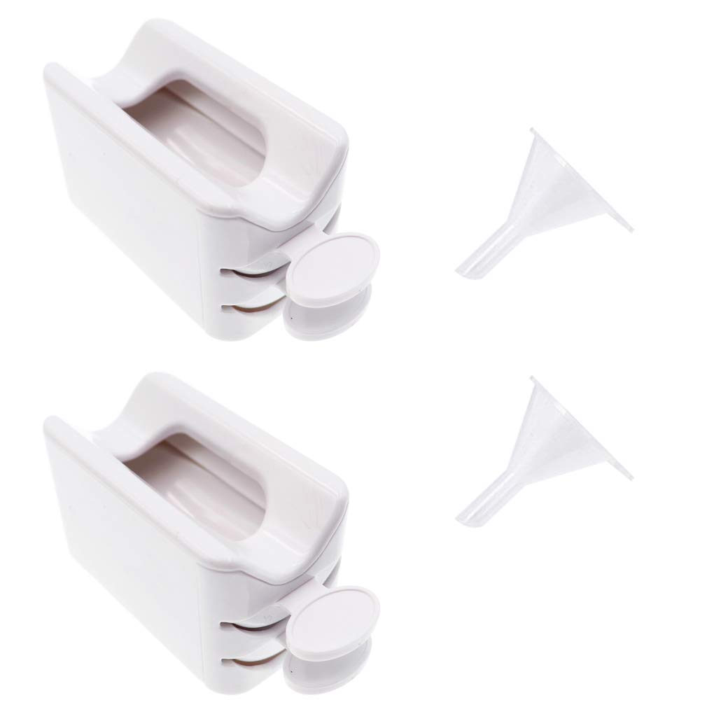 2 Pack Dip Powder Recycling System with Scoop, Dip Powder Tray Nail