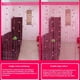 thumbnail image 5 of Yuarrent Cortinas de hilo rosa, elegantes y modernas, con diseño floral, para puertas con cifrado. Decoración del hogar rosa, 5 of 6