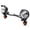 Black, variant on Krator Black Motorcycle Driving Passing Spotlight Light Bar & Turn Signals Cruiser