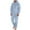 Light Blue, variant on KKBOTIVE Winter Fuzzy Onesies Pajamas for Men Hoodie Zipper Jumpsuits Loungewear Long Sleeve Warm Romper Adult Fall Winter Loungewear Light Blue Size: M