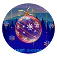 thumbnail image 2 of Round Elastic Table Cover Tablecloths - Christmas Colorful Ball Pattern Home Kitchen Table Top Decoration to 47'' Diameter, 2 of 10