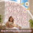 thumbnail image 4 of Countewol Rainbow Static Cling Window Film, Stained Glass Privacy Film with Sakura Pattern, Anti-Glare UV Protection, Removable Decorative Window Clings for Home, 4 of 11