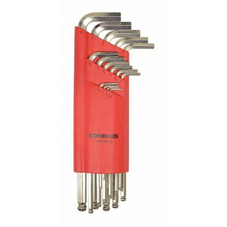 UPC: 0037231170950 | Bondhus Set 15 Plated Ball End L-Wrenches Xl 17095