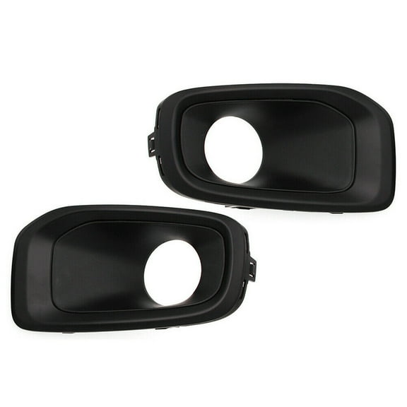 Yassdwbn 2x Front Bumper Fog Light Lamp Bezel Cover Trim Set For Jeep Renegade 2015-2018