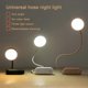 thumbnail image 4 of Lámpara de escritorio LED recargable por USB con ajuste de atenuación táctil, lámpara de mesa para niños, lectura, estudio, luz de mesa flexible de 360 grados, color blanco, 4 of 5