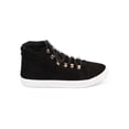thumbnail image 2 of New Women Liliana Dave-1 Suede Ribbed Studded Lace Up High Top Sneaker Size, 2 of 5