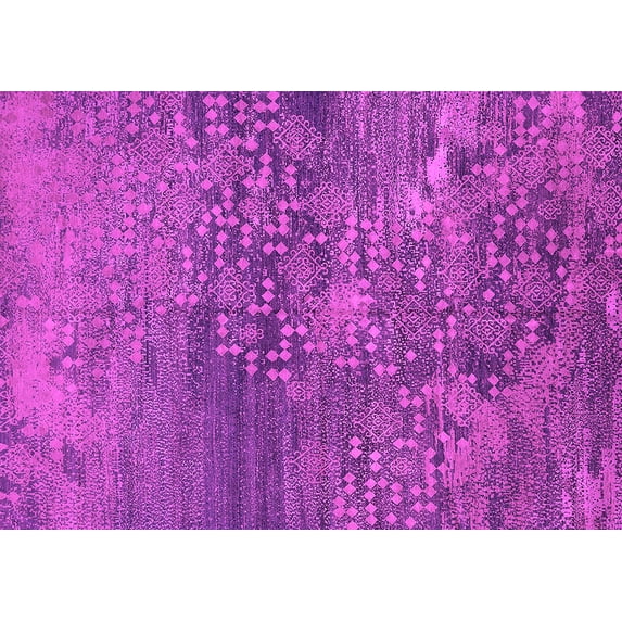 Ahgly Company Indoor Rectangle Oriental Pink Industrial Area Rugs, 2' x 3'