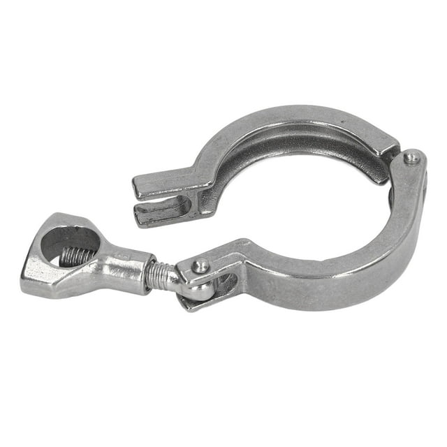 Hose Tri Clamp, Stainless Steel Triple Clamp Fixture with Wing Nut for Hose Pipe Connection