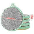 thumbnail image 3 of Xihbxyly Cepillo de Esponja de Doble Cara, Diseño Grueso de Alta Elasticidad, Desengrasante Eficaz, Limpieza Antiadherente de Vajilla, Uso Doméstico, Agarre Cómodo, Paquete de 5, 3 of 3