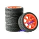 thumbnail image 4 of 4 piezas de neumáticos para coche RC 1/16 1/12 1/14, modificación de vehículos, modelo de repuestos para coche Naranja, 4 of 4