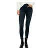 FREE PEOPLE Womens Navy Pocketed Zippered Skinny Jeans Size: 29 Waist