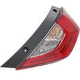 thumbnail image 2 of Tail Light Compatible With 2016-2021 Honda Civic Right Passenger Side, Outer With bulb(s), 2 of 5
