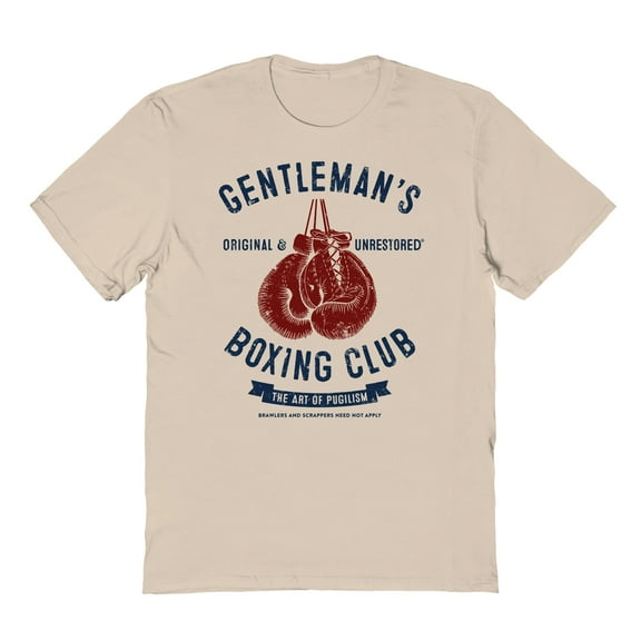 Original & Unrestored Pugilism Graphic Sand Men's Cotton T-Shirt