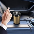 thumbnail image 1 of Car Ashtray With Ceramic Liner,One-Click Open LED Ashtray,Flame Retardant Detachable Design,Washable Odor-Proof Holder,For Car Cup Holder And Vent,Vehicle Smoking Use, 1 of 6