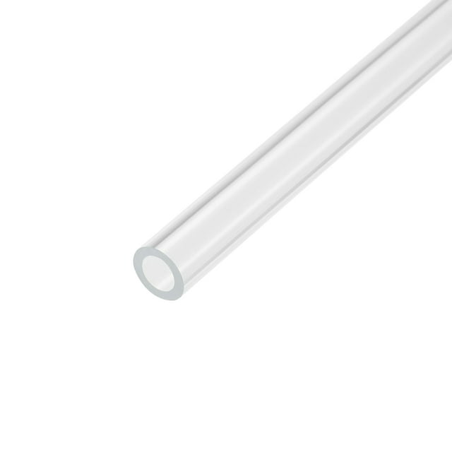 Acrílico Tubo Transparente Rígido Redondo Tubo 9mm ID 15mm OD 14" para Lámparas y Linternas, Agua Refrigeración Sistema