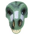 thumbnail image 1 of Máscara de Dinosaurio Salvador Disfraz de Halloween 3D Verde, 1 of 8