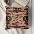 thumbnail image 3 of YINGXI Tribal Decorative Pillow Covers Cozy Soft Throw Pillowcase Square Couch Cushion Cover for Home Decor Sofa Living Room Bed Car 20x20in, 3 of 5